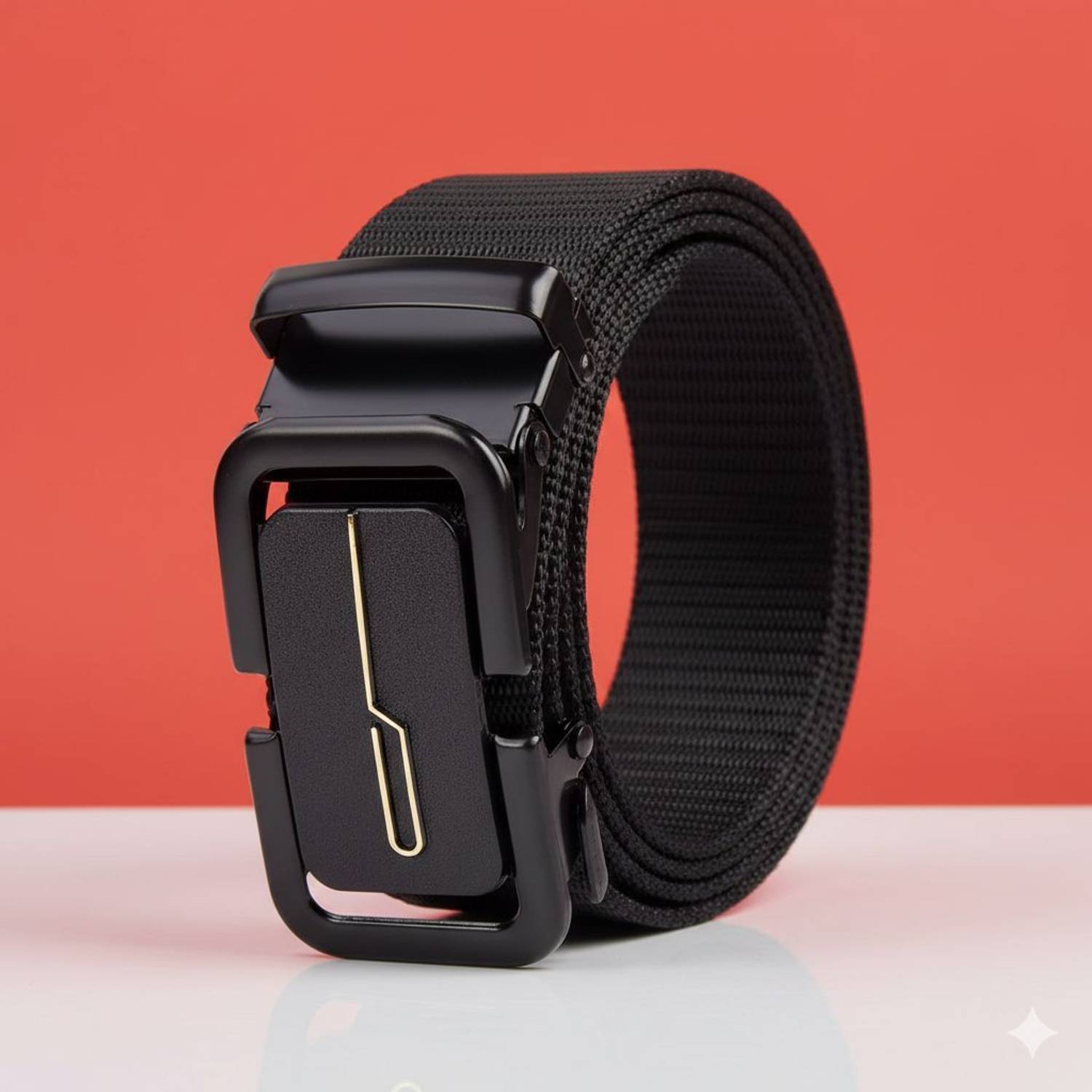 BPRIDE Men & Women Casual Black Nylon Belt