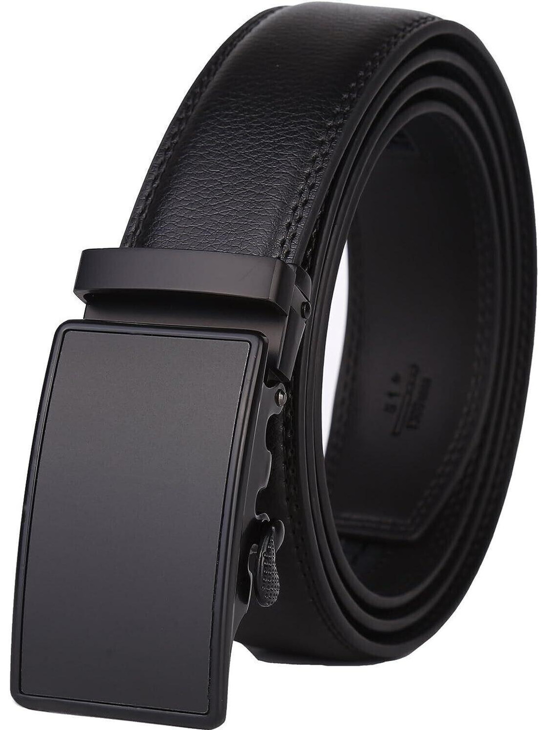 Image of Nexbelt Men Casual, Formal, Evening, Party Black Artificial Leather, Texas Leatherite Belt