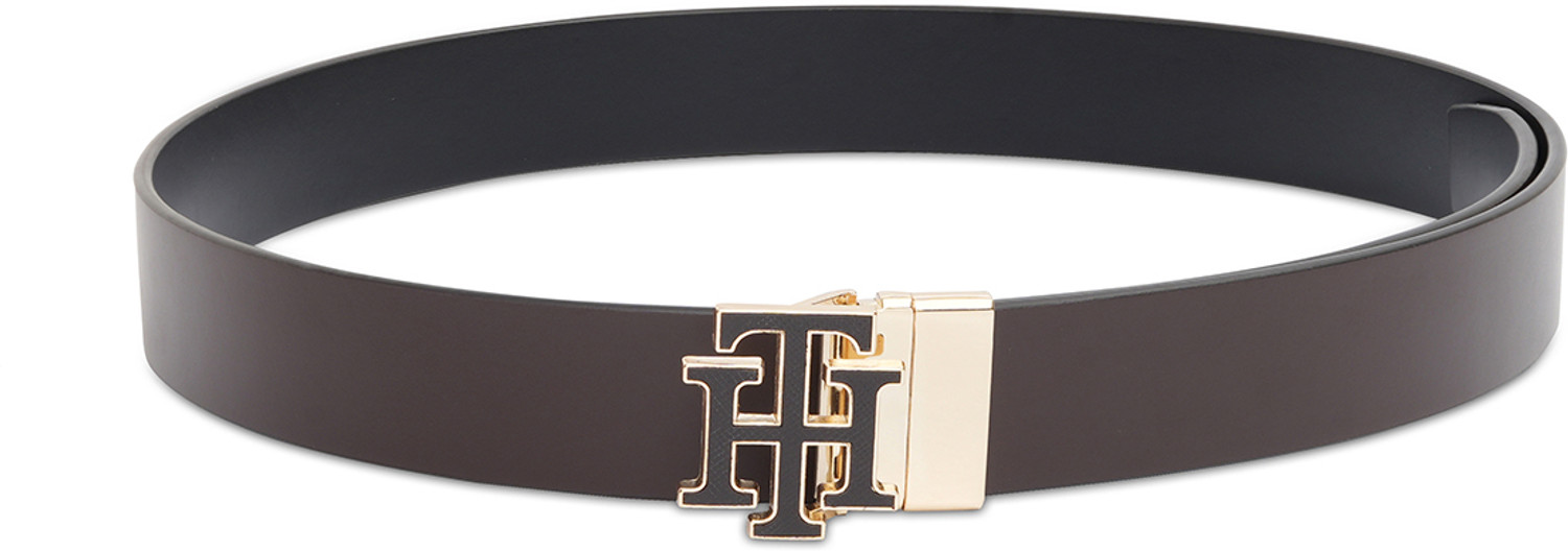 Image of TOMMY HILFIGER Men Formal Brown Genuine Leather Reversible Belt
