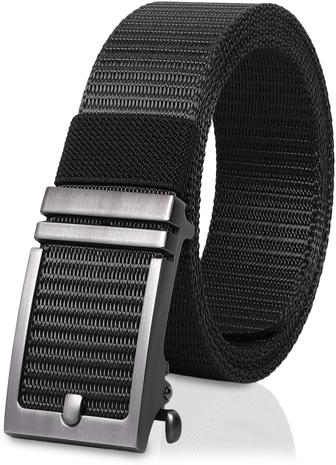 Image of Zoro United Men Casual, Formal, Evening, Party Black Nylon Belt