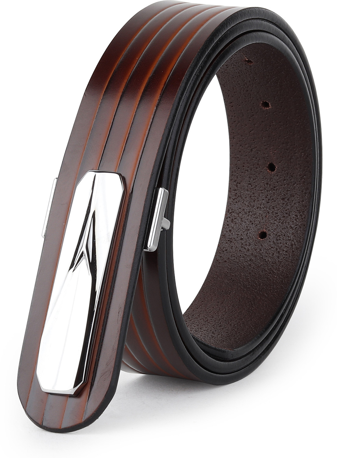 Image of KILLER Men Formal Brown Texas Leatherite Belt