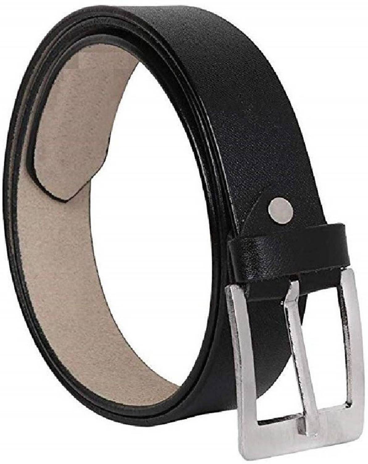 ajanta supreme Men Party, Evening, Casual, Formal Black Genuine Leather Belt