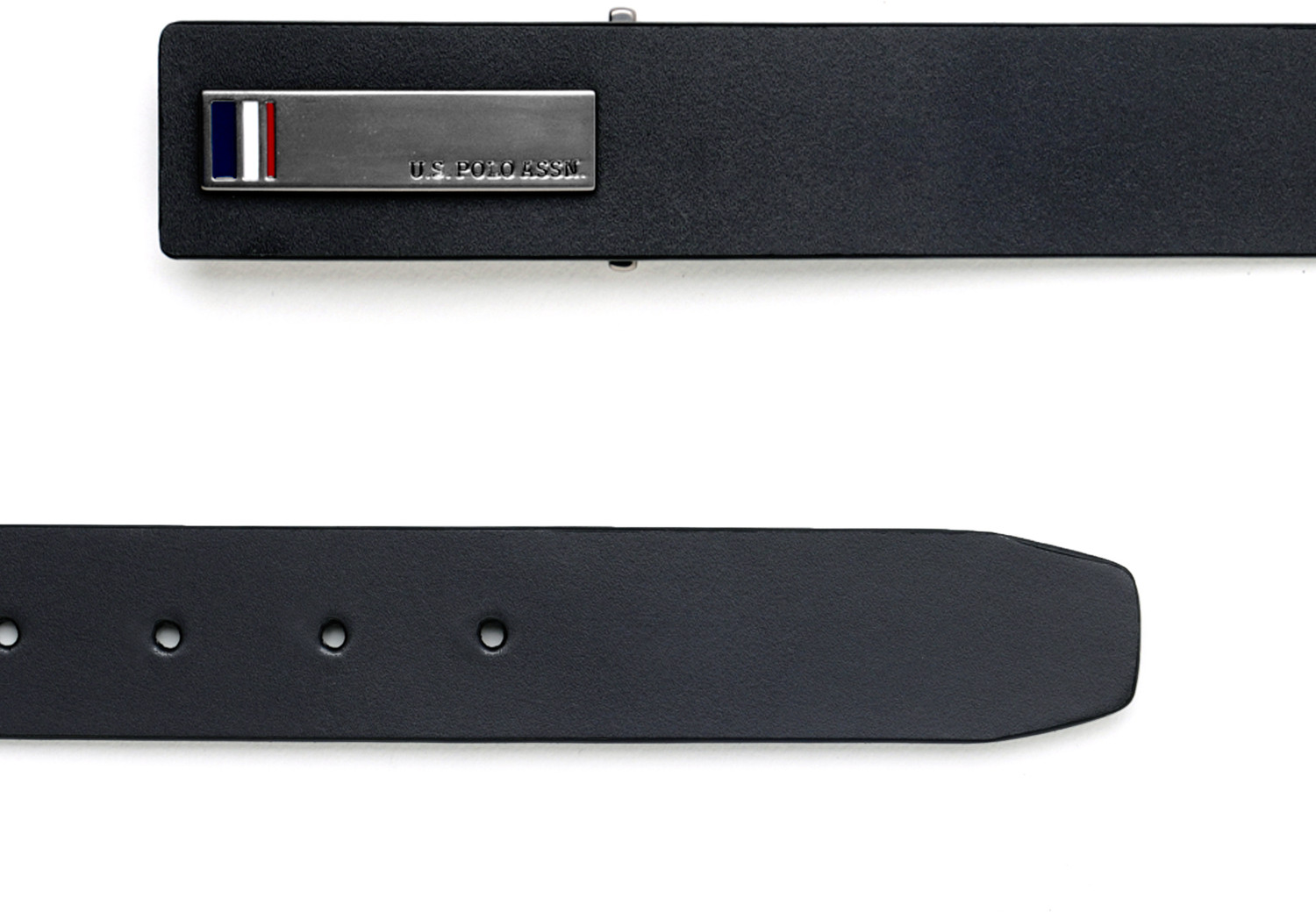 Image of U.S. POLO ASSN. Men Casual Grey Genuine Leather Belt