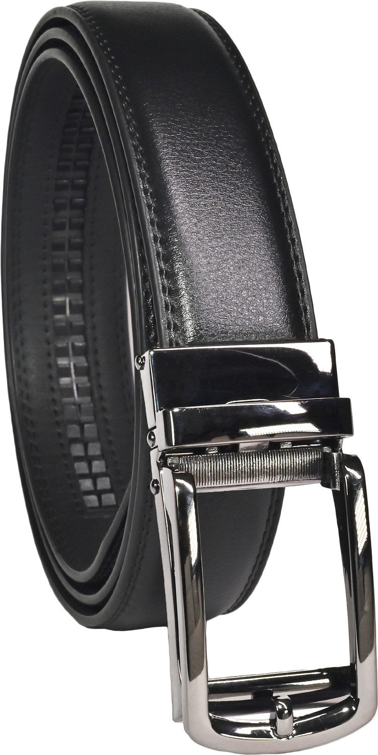 Image of RABELL Men Formal, Casual Black Genuine Leather Belt