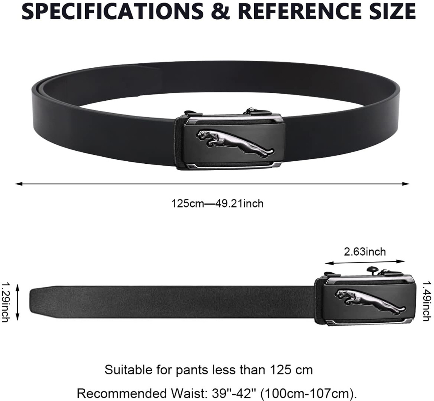 Image of KILLER Men Casual, Formal, Party Black Artificial Leather Belt