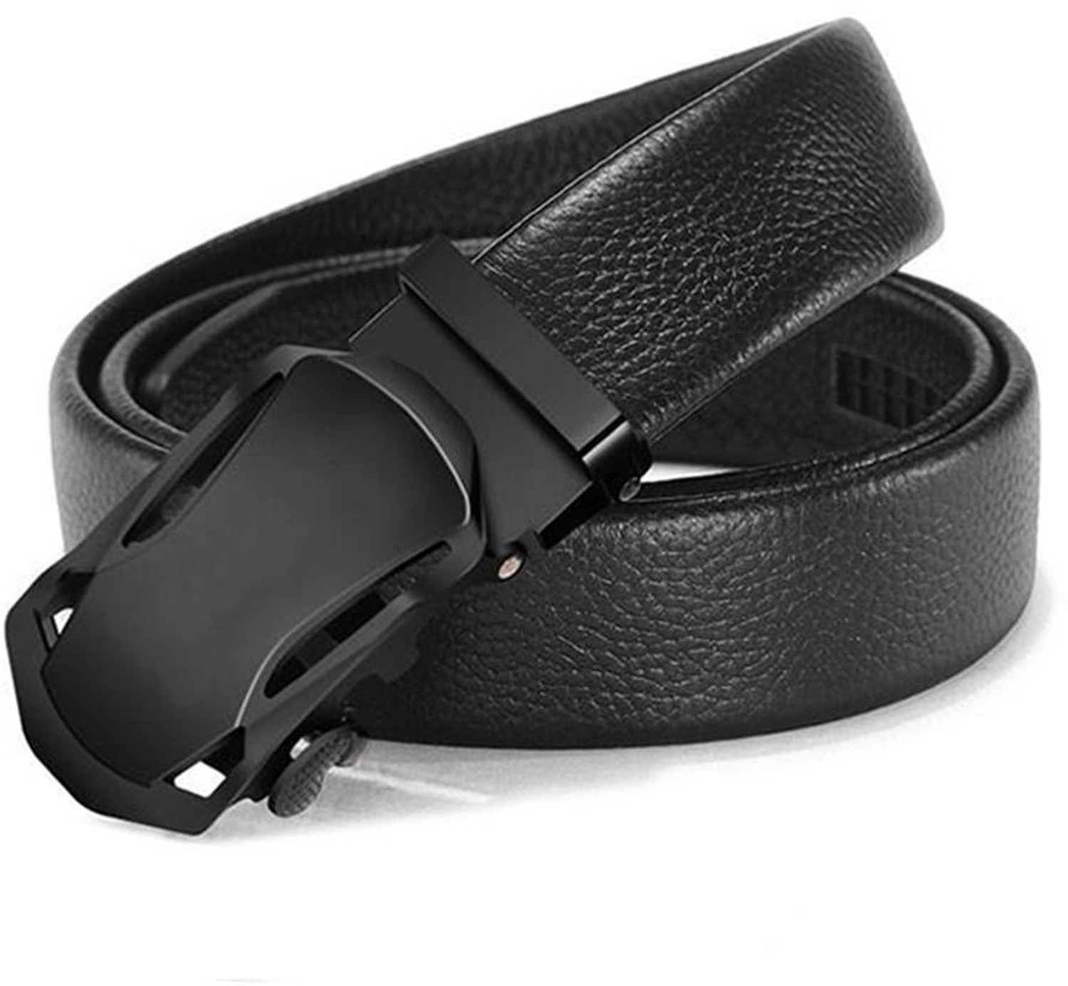 Image of PROVOGUE Men Formal, Casual, Party, Evening Black Artificial Leather, Texas Leatherite Belt
