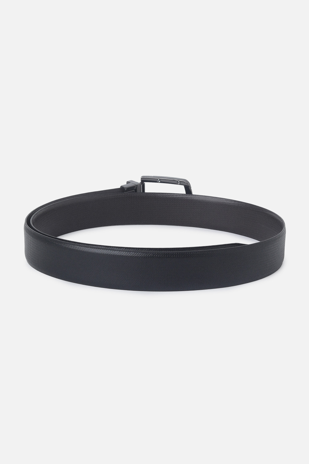 Image of PETER ENGLAND Men Black Genuine Leather Belt