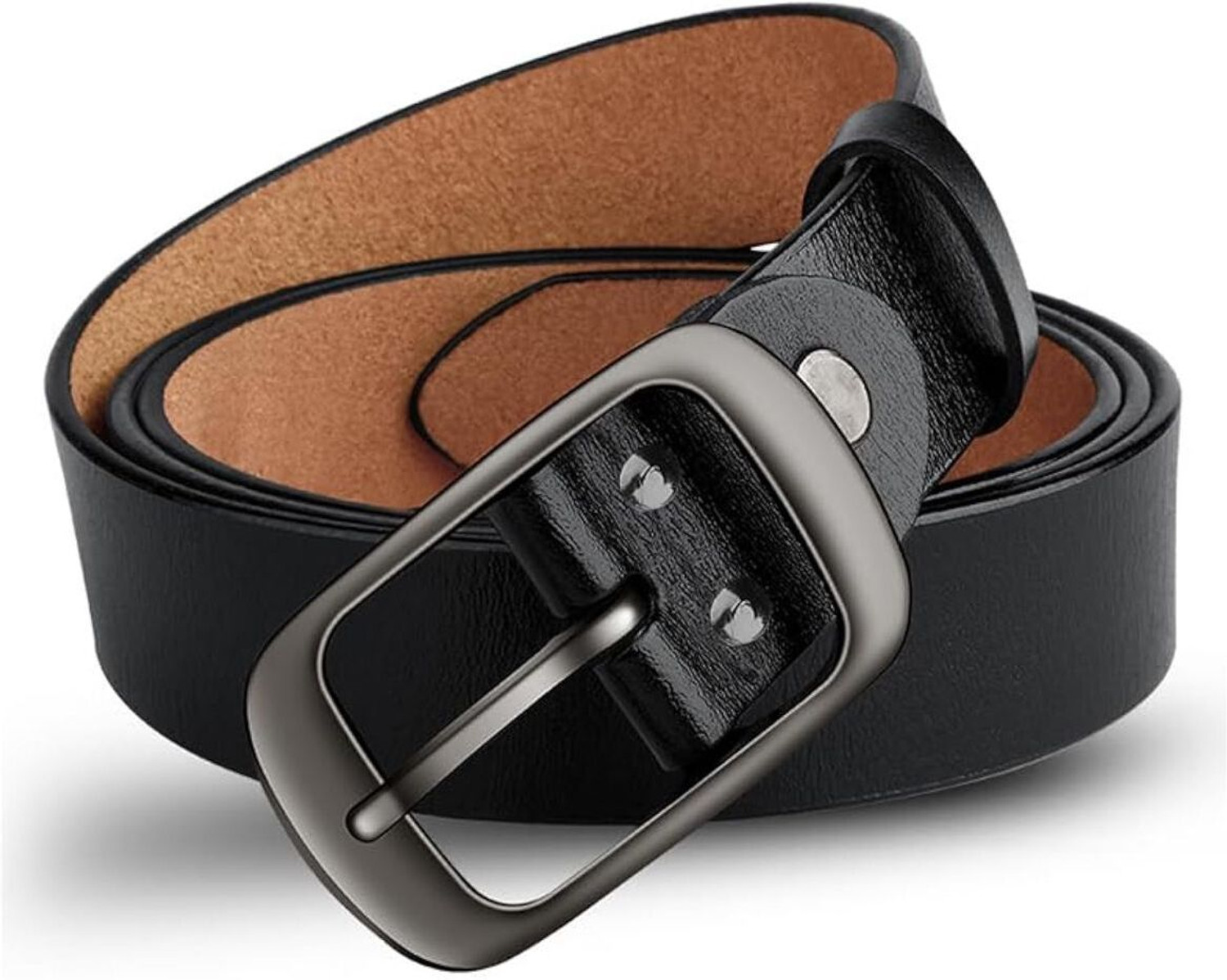 Image of KILLER Men & Women Casual, Formal Black Artificial Leather Belt