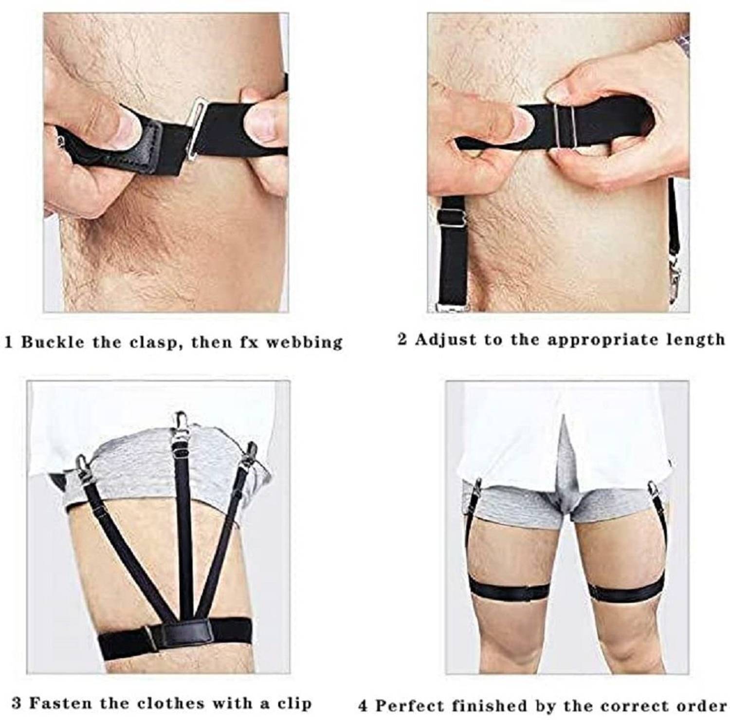 SaleXgrowth Men Black Nylon Belt - Image 3