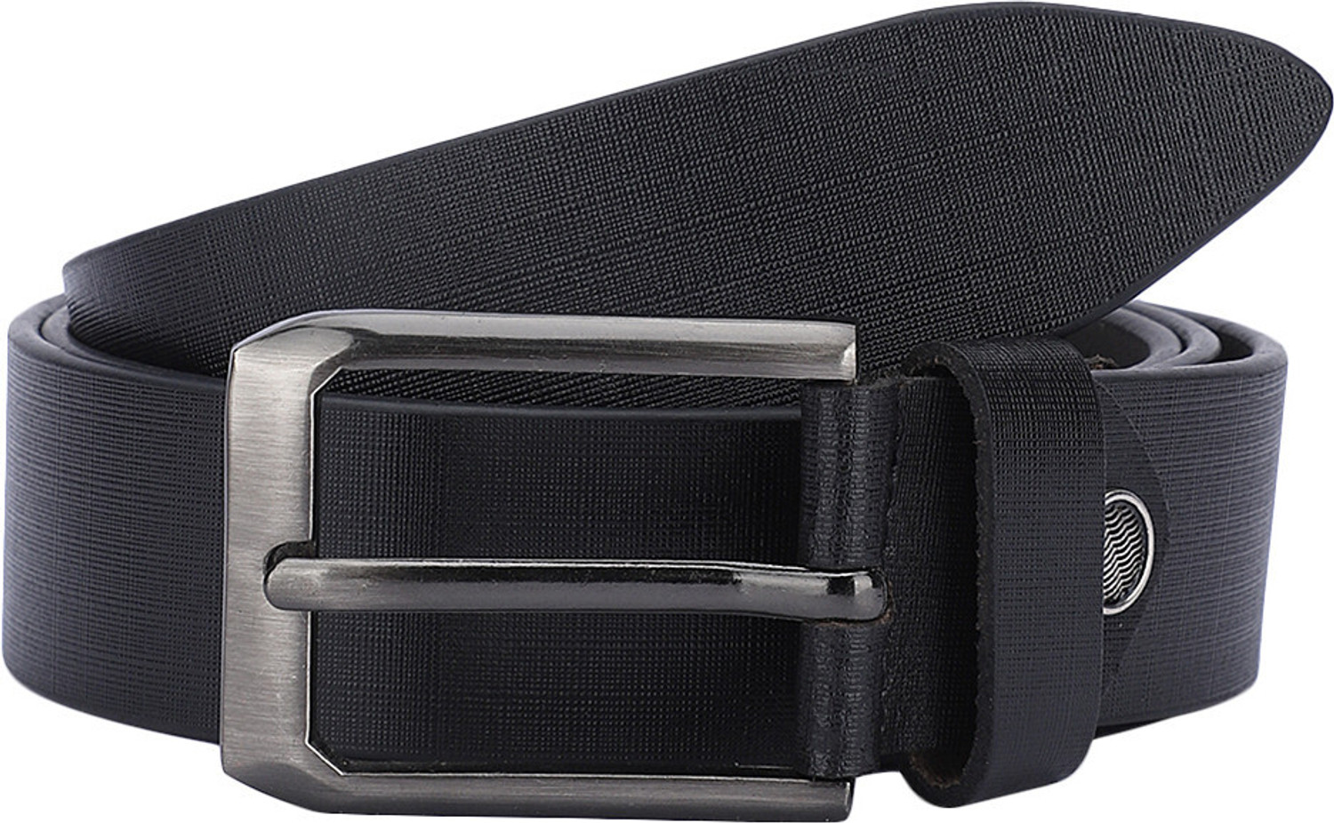Image of KILLER Men Formal, Casual, Evening, Party Black Artificial Leather Belt
