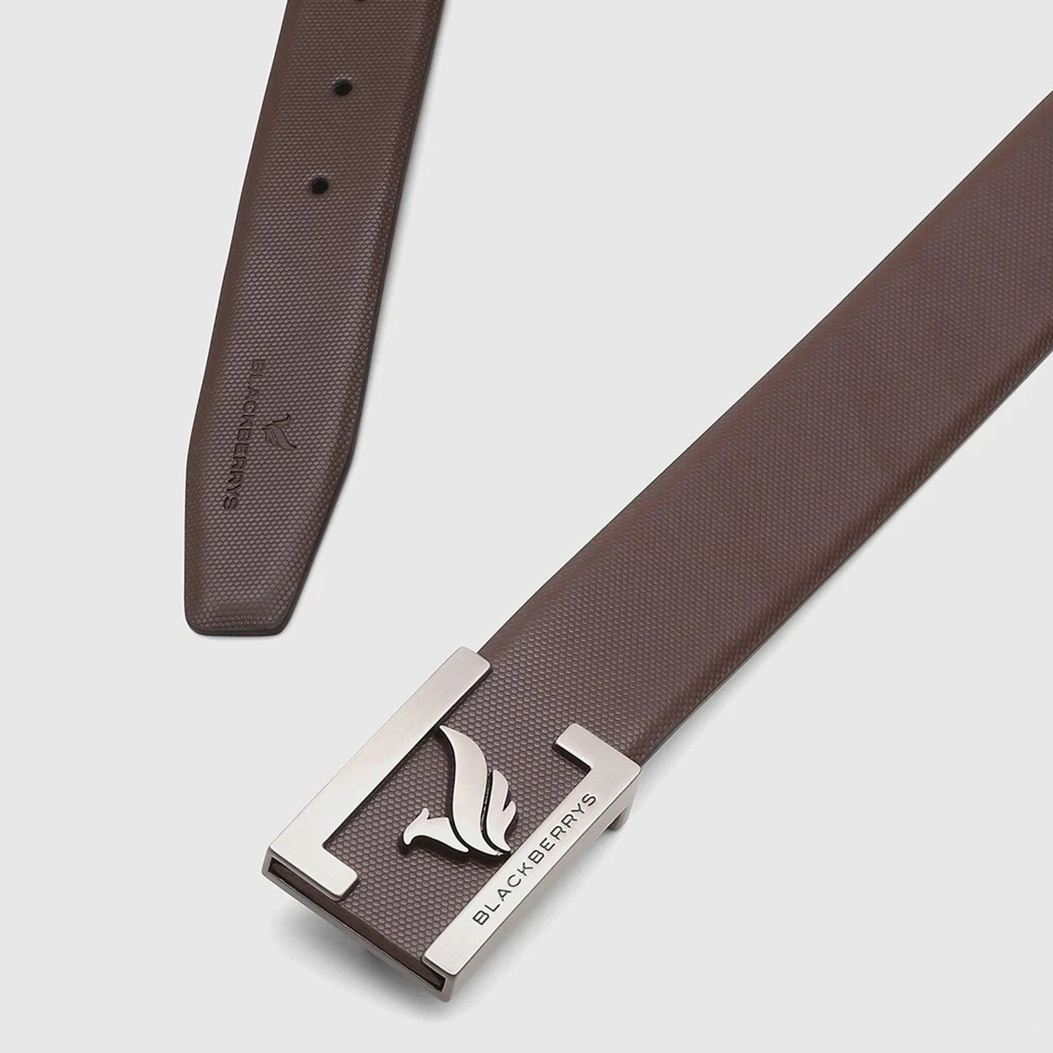 Image of Blackberrys Men Formal Brown Genuine Leather Belt