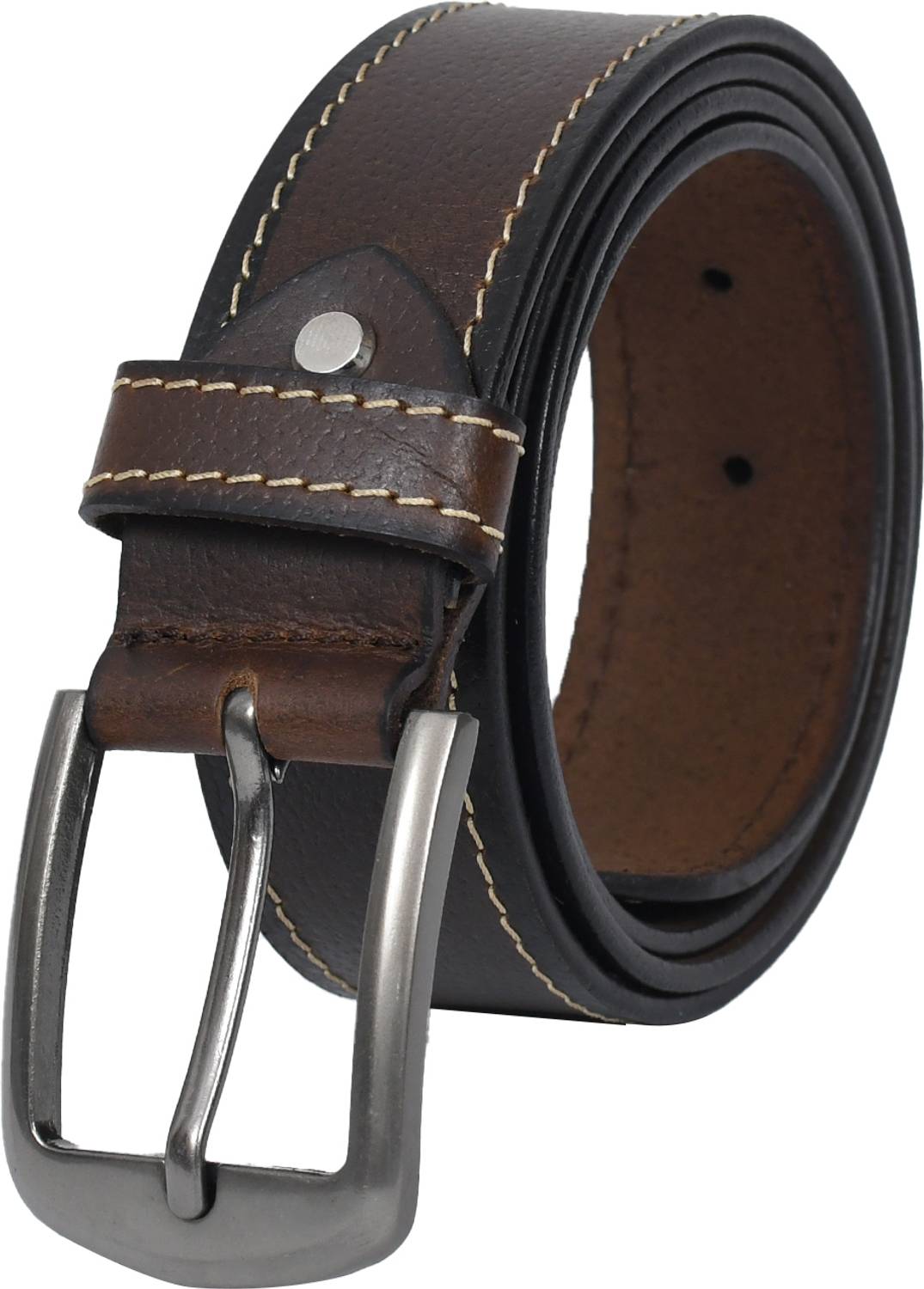 Sketch Zone Men Casual Brown Genuine Leather Belt Brown - Price in