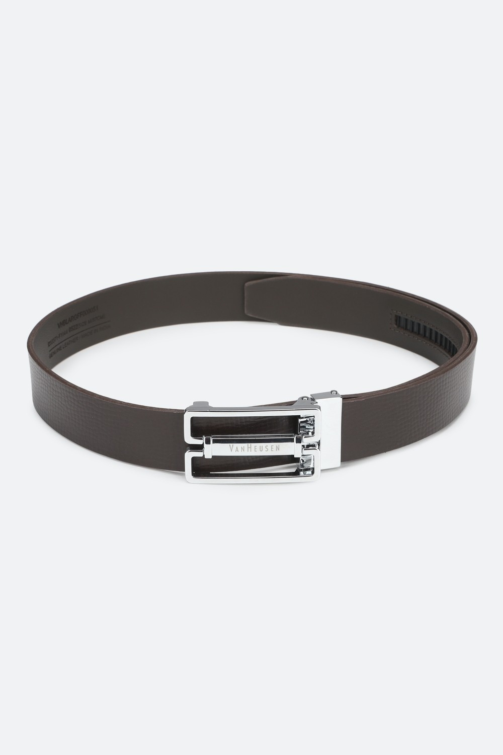 Image of VAN HEUSEN Men Casual Brown Genuine Leather Belt