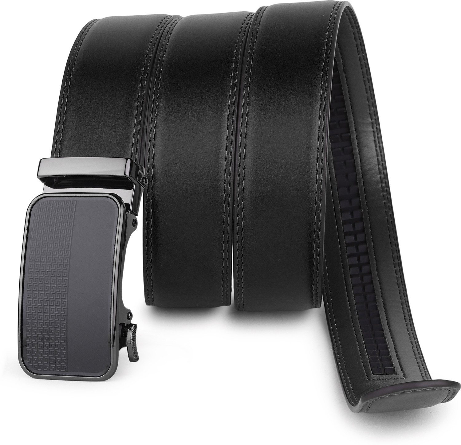Image of KILLER Men Formal, Casual, Party, Evening Black Artificial Leather, Texas Leatherite Belt