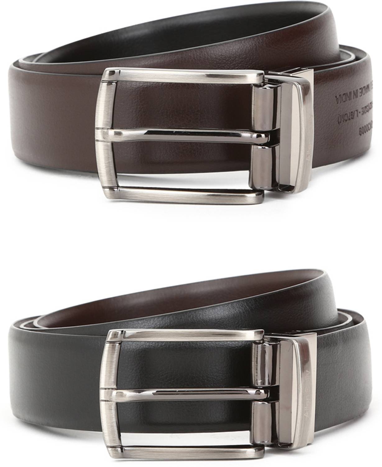 Allen Solly Men Brown Genuine Leather Belt