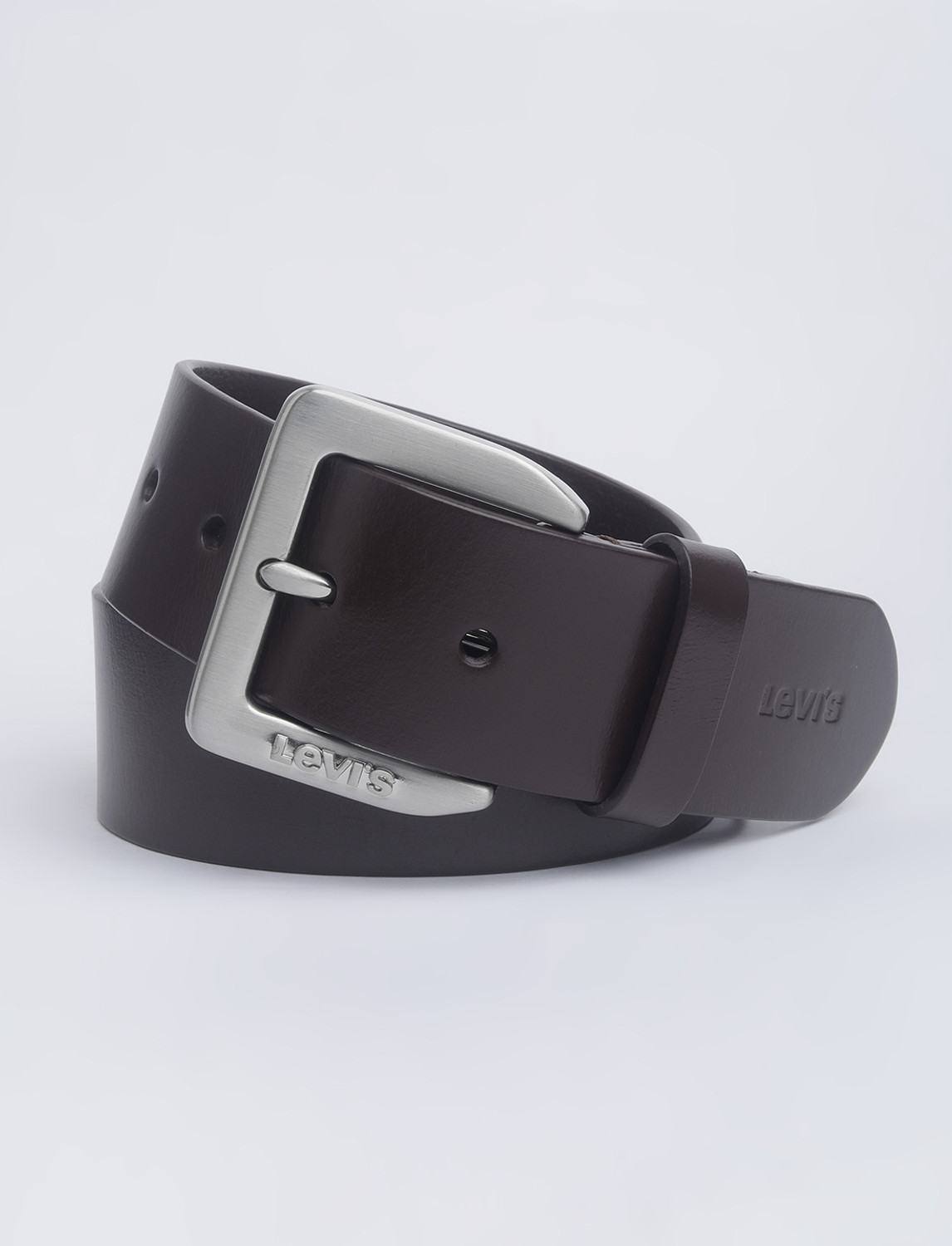 Image of LEVI'S Men Casual Brown Genuine Leather Belt