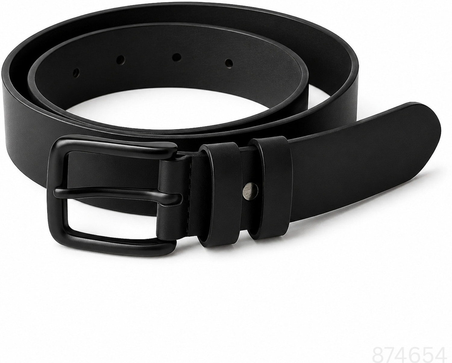 Image of laczo Men Casual, Formal, Party Black Synthetic Belt