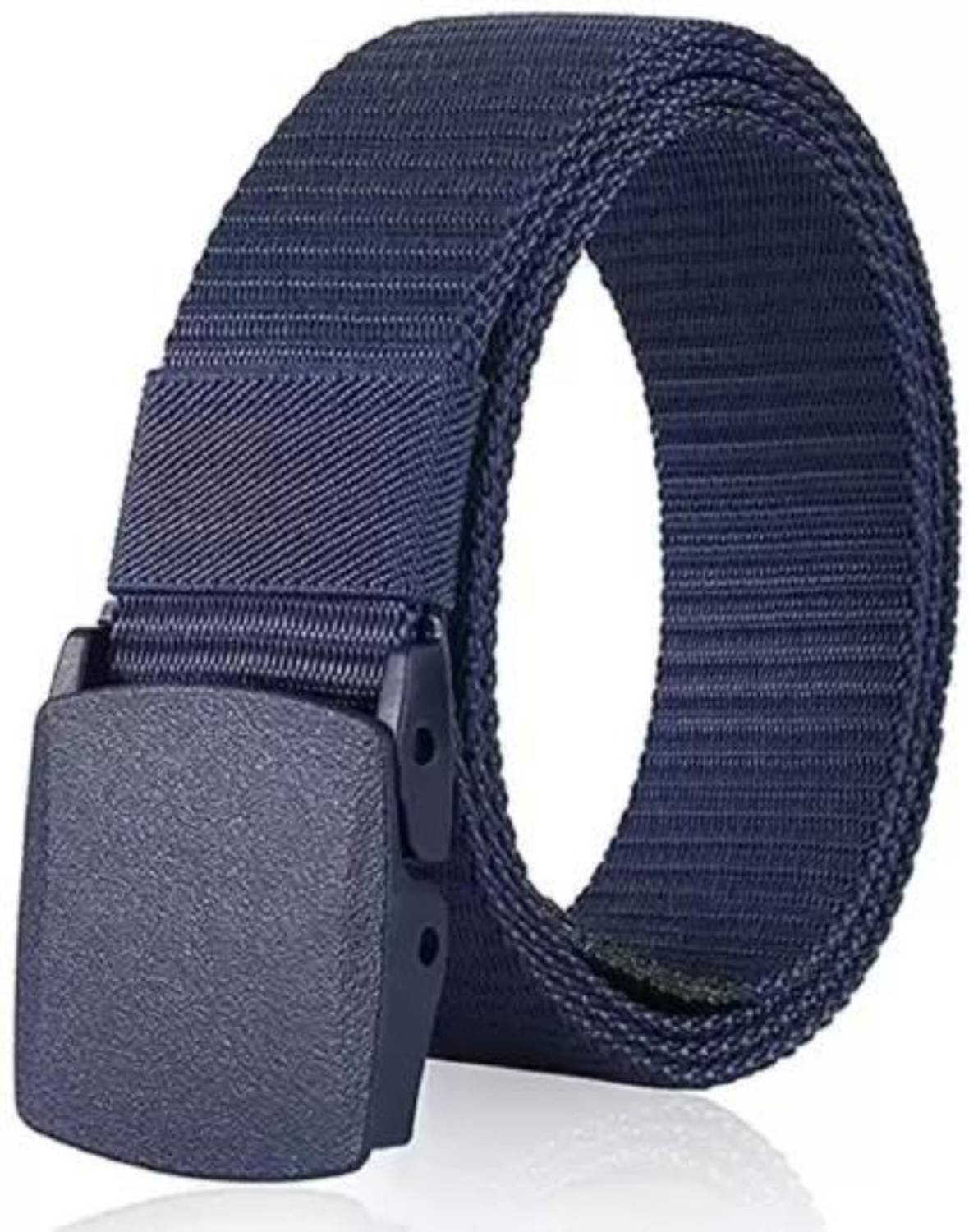 LUXURY LEATHER Boys Casual, Party, Formal, Evening Blue Nylon, Plastic Belt