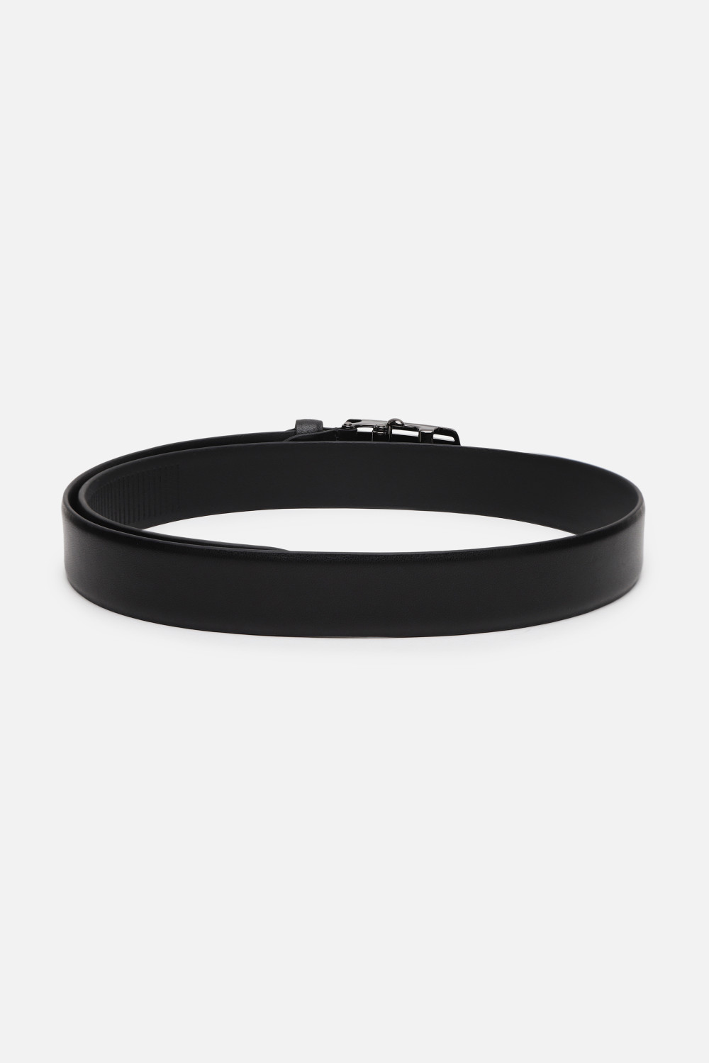 Image of VAN HEUSEN Men Black Genuine Leather Belt