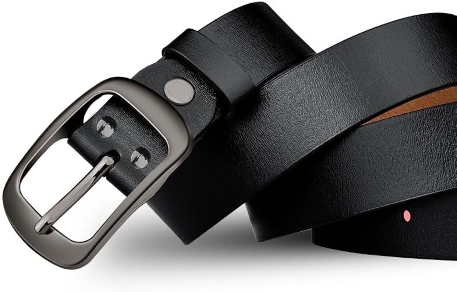 Image of KILLER Men & Women Casual, Formal Black Artificial Leather Belt
