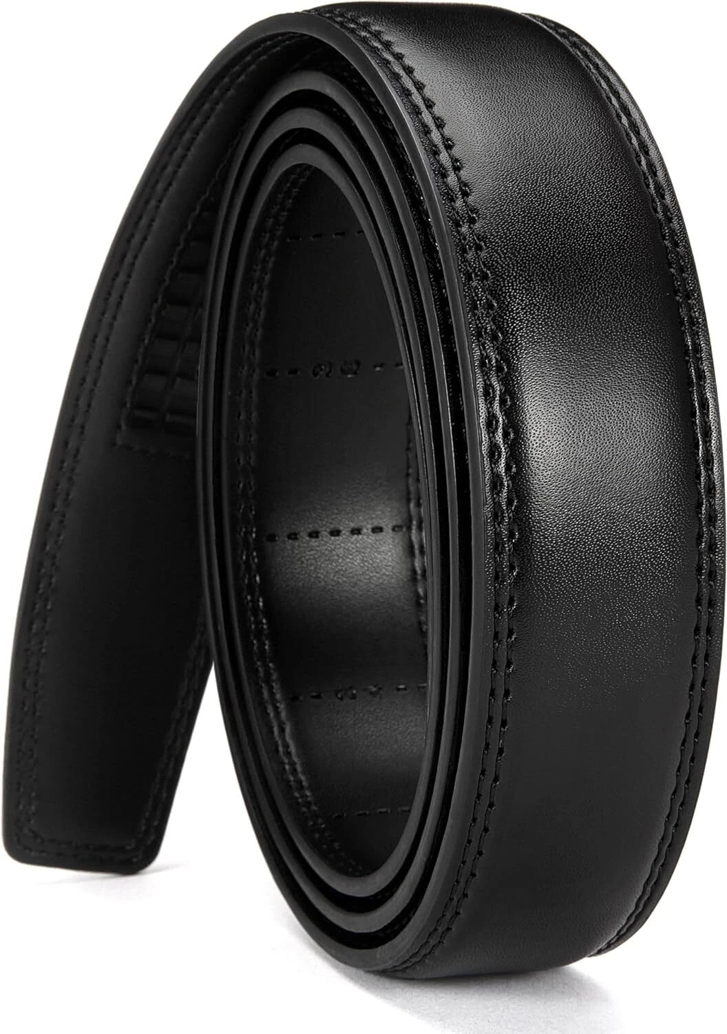 Image of CONTACTS Men Formal, Casual, Party Black Genuine Leather Belt