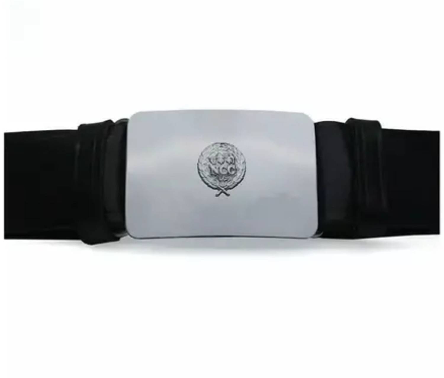 army apparel Men & Women Black Genuine Leather Belt