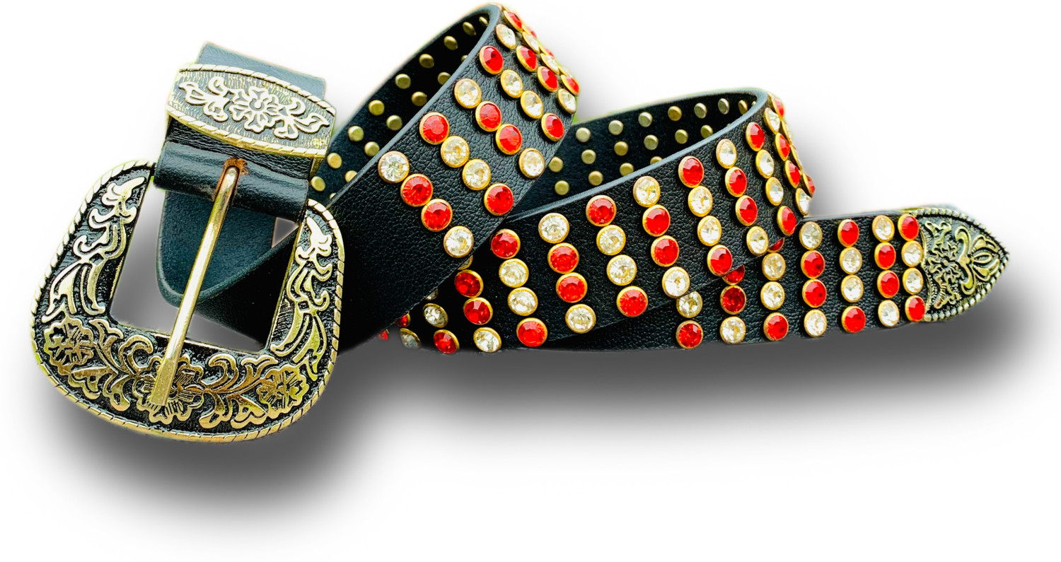 Image of HideHouse Men Casual Black Genuine Leather Belt
