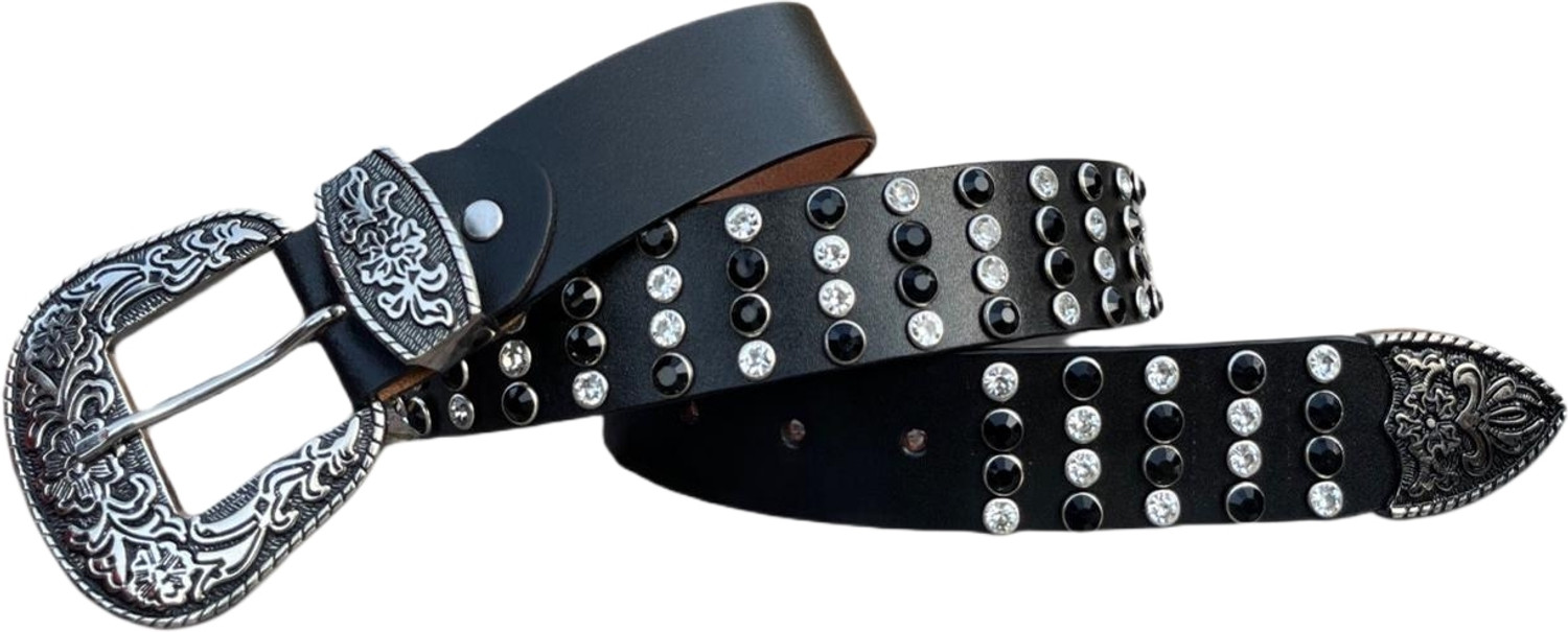 Image of ENTEGRO Men Party, Evening, Casual Black Genuine Leather Belt
