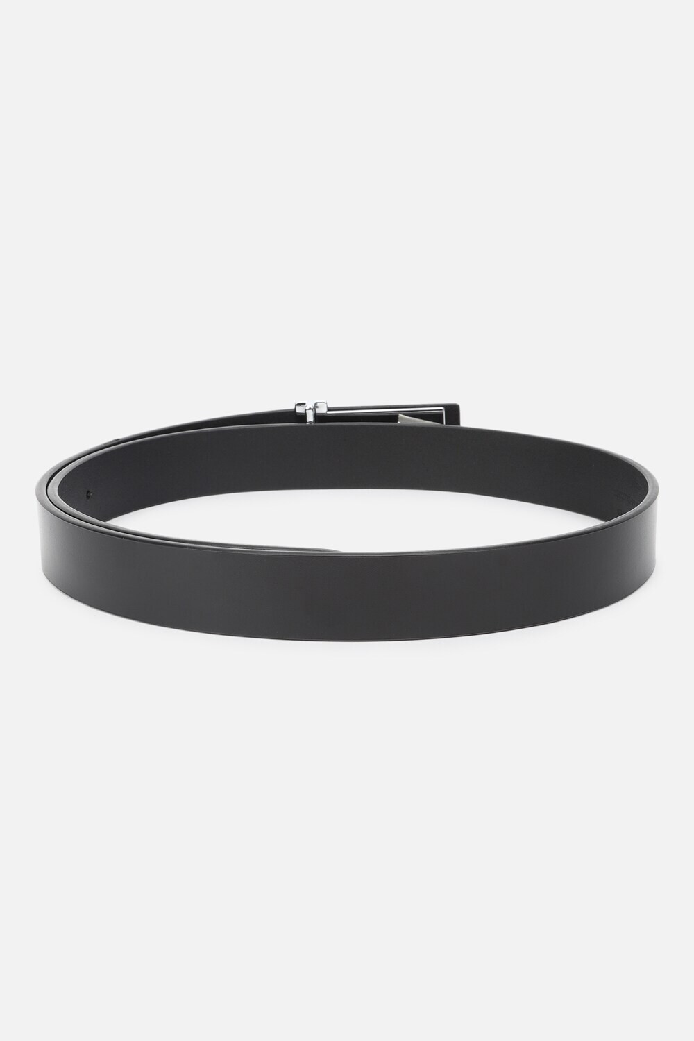 Image of LOUIS PHILIPPE Men Casual Black Genuine Leather Belt