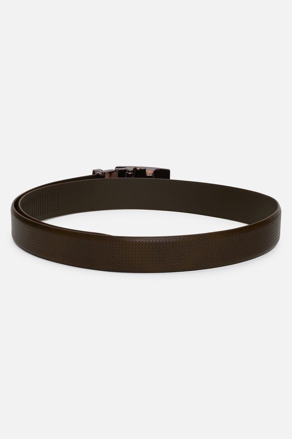 Image of VAN HEUSEN Men Brown Genuine Leather Belt