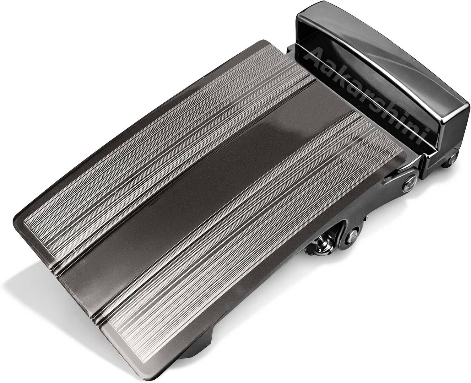 Aakarshini Men Formal Grey Metal Belt