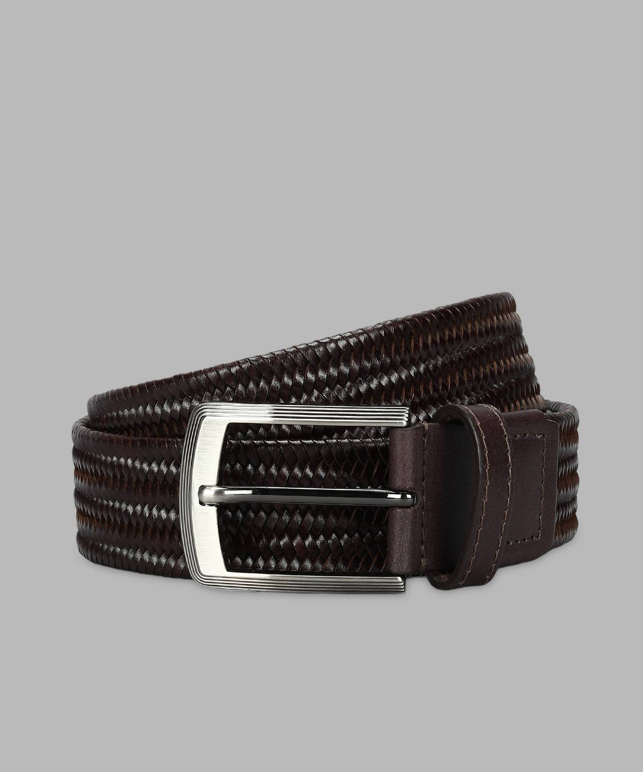 Allen Solly Men Casual Brown Genuine Leather Belt