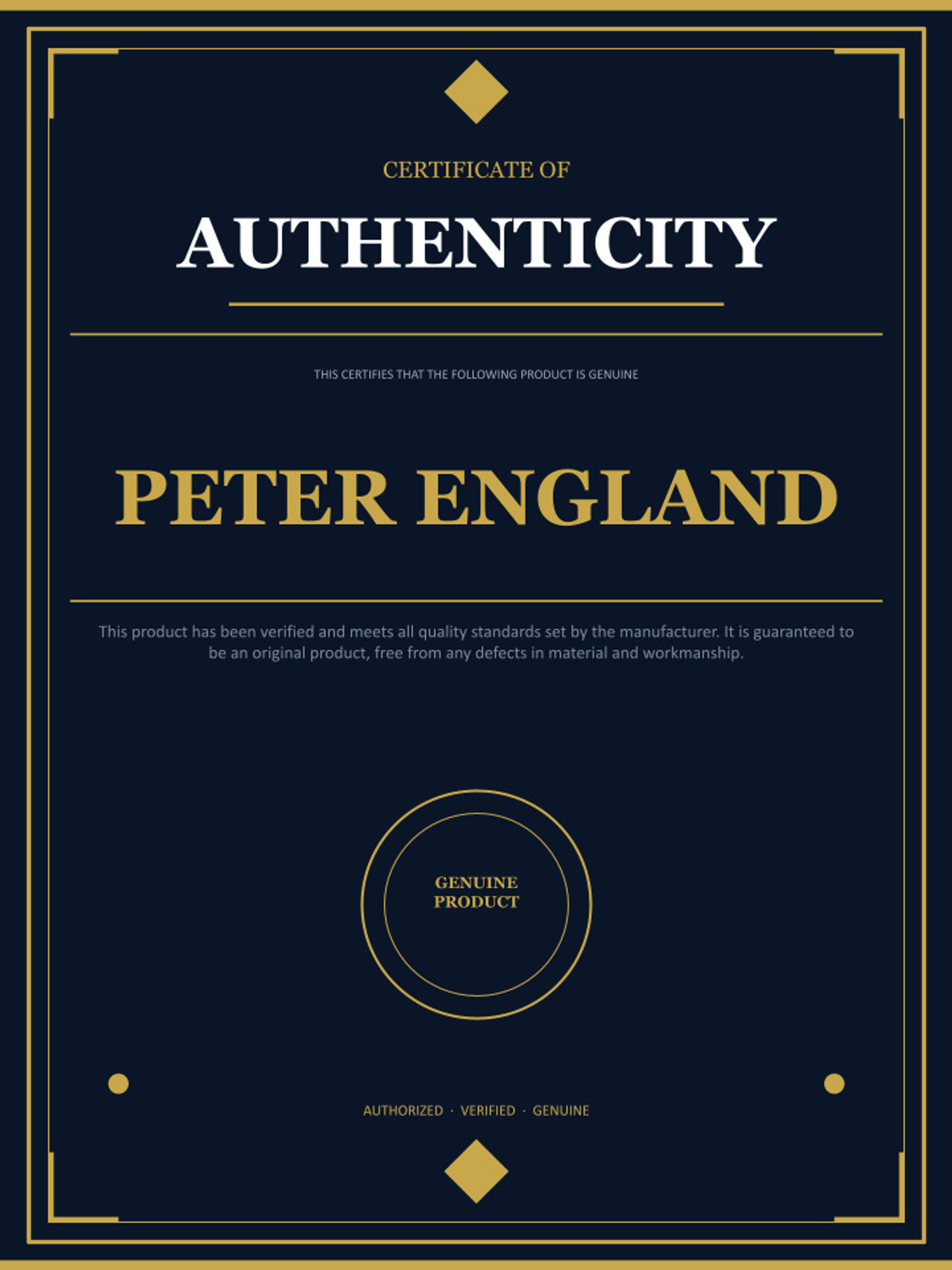 Image of PETER ENGLAND Men Blue Genuine Leather Belt