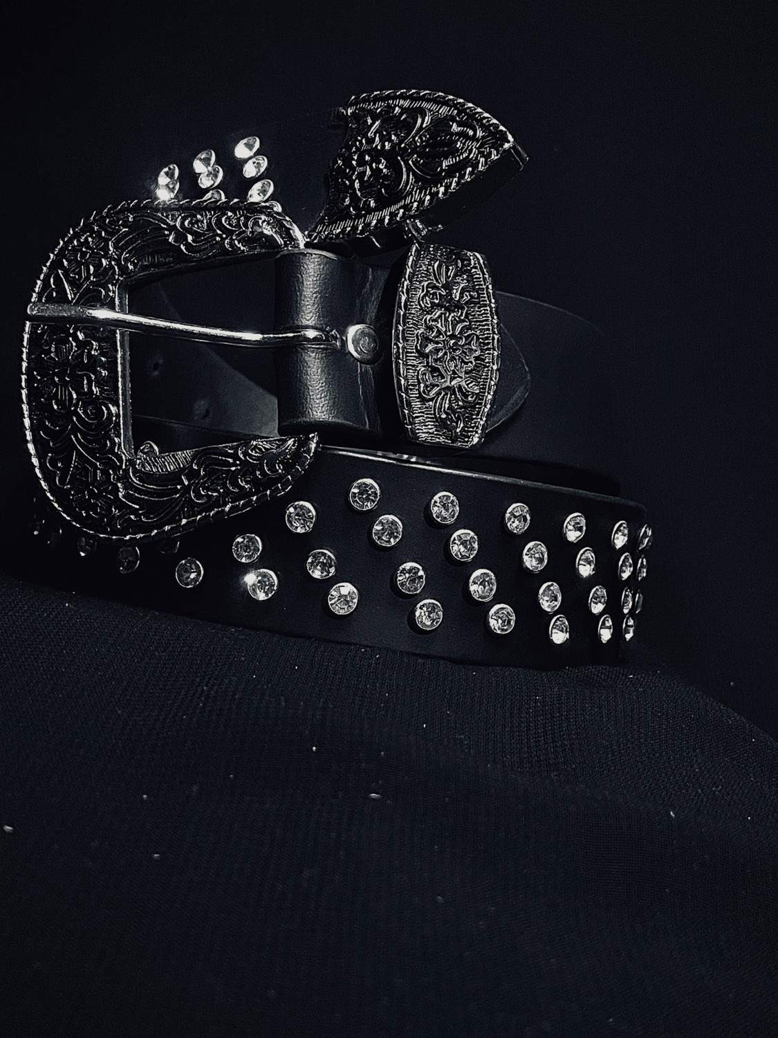 Image of Storeamore Men Casual, Party, Formal, Evening Black Genuine Leather Belt