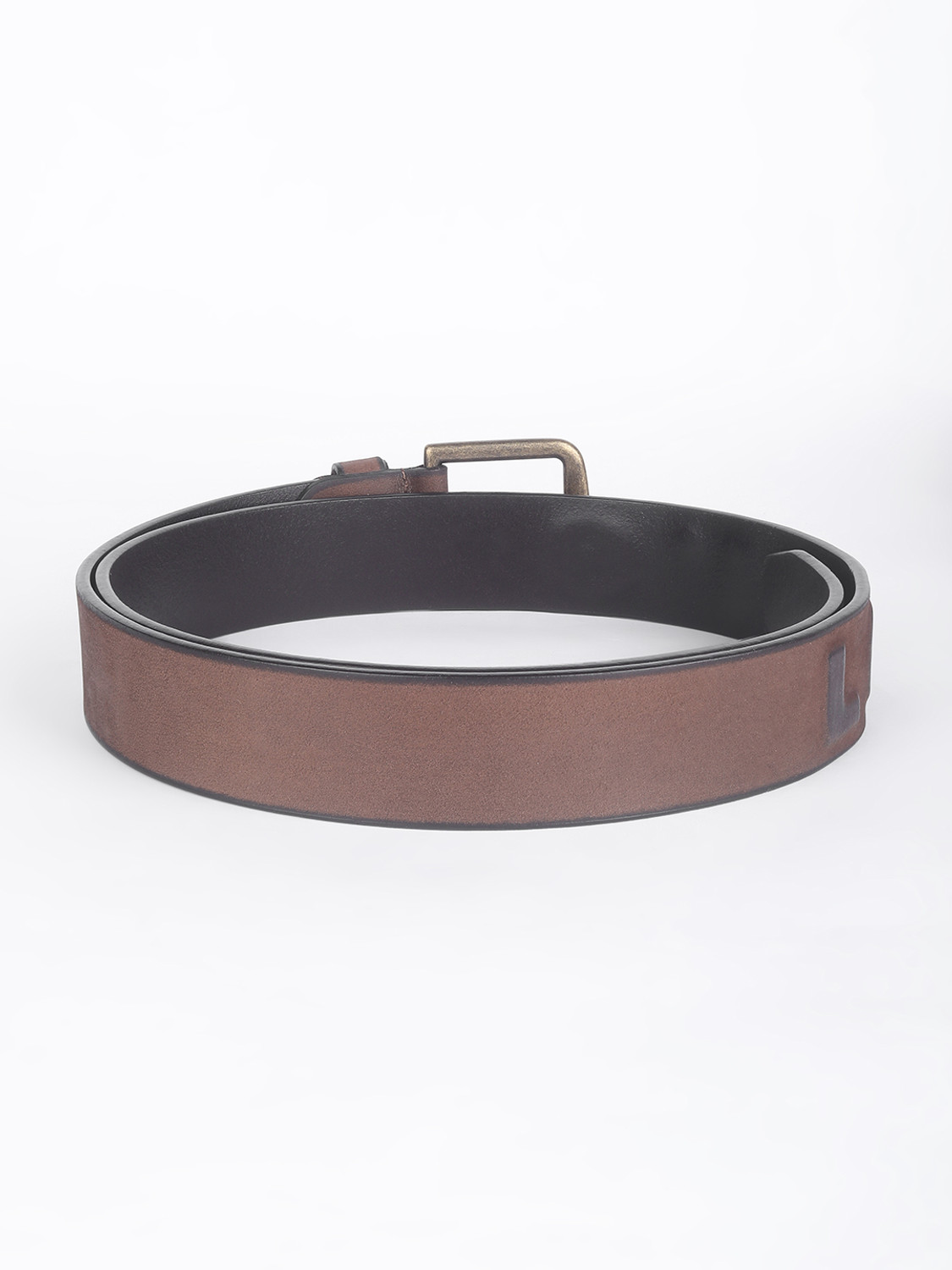 Image of LEVI'S Men Casual Brown Genuine Leather Belt
