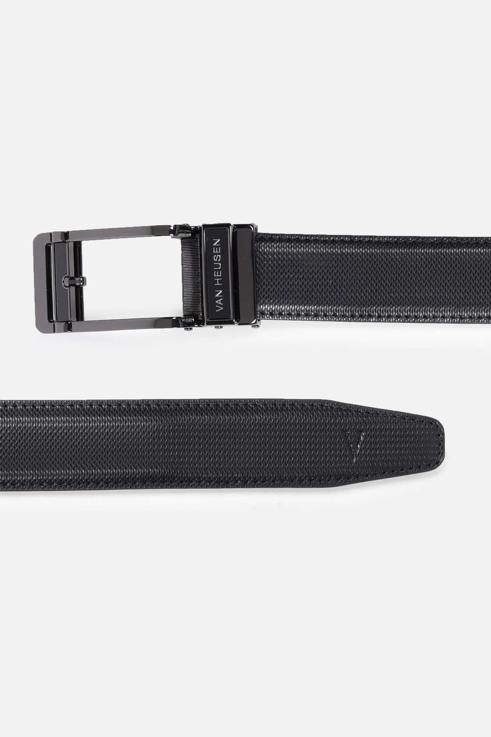 Image of VAN HEUSEN Men Formal Black Genuine Leather Belt