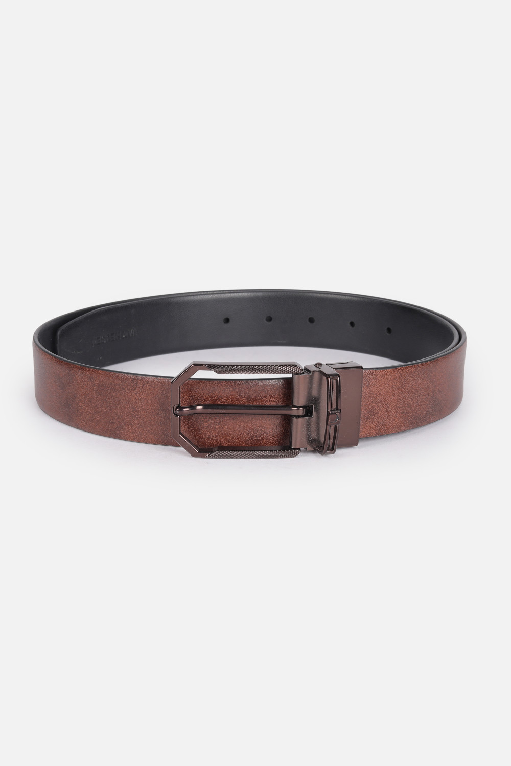 Image of VAN HEUSEN Men Multicolor Genuine Leather Belt