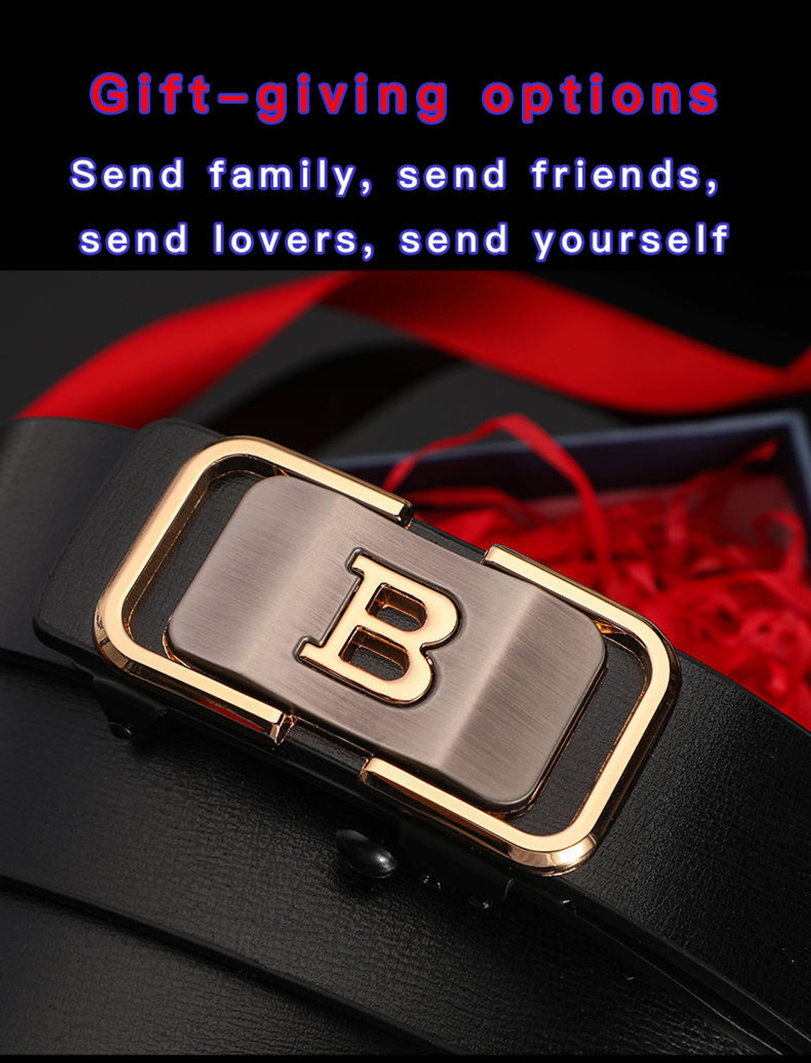 Image of napa hide Men Formal, Party, Evening Gold Artificial Leather Belt