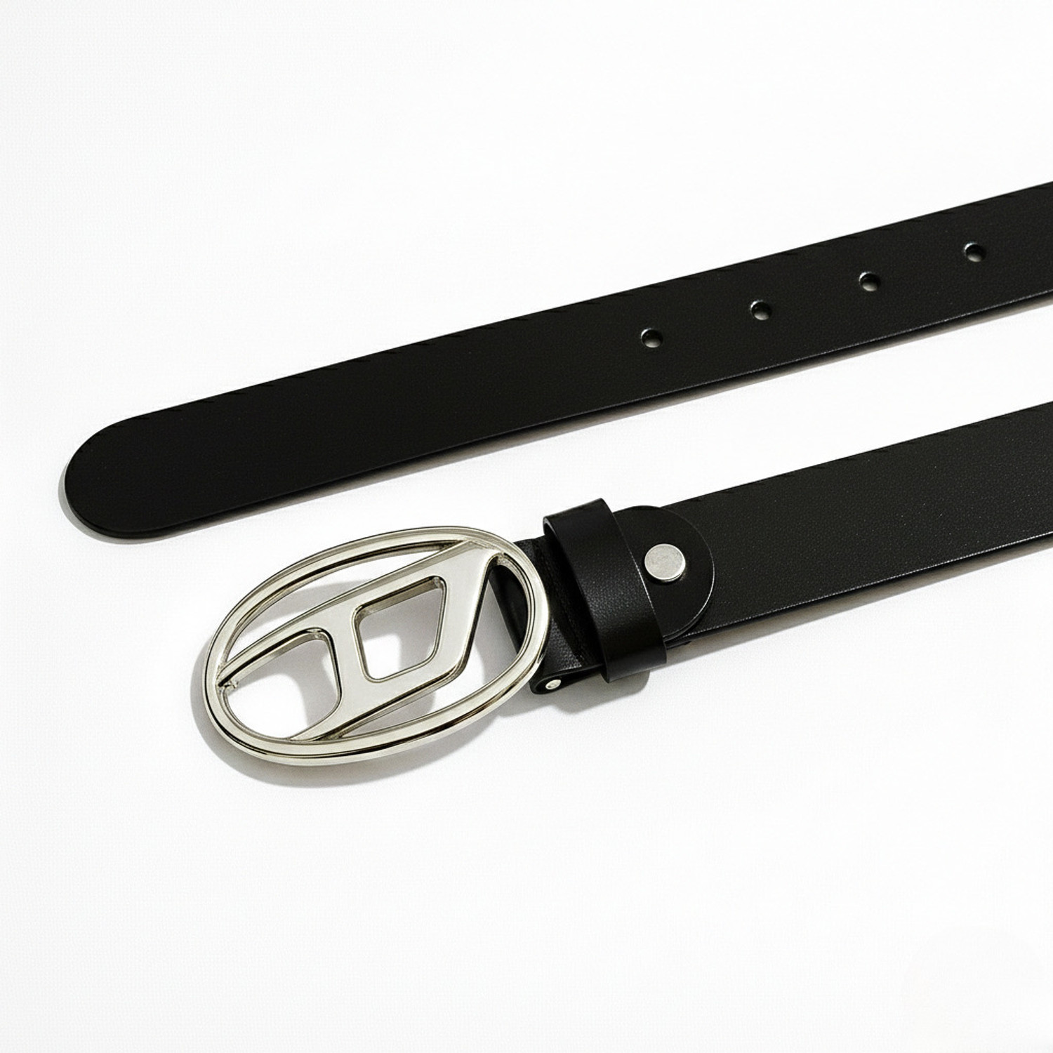 Image of Thrynge Men & Women Casual, Evening, Party, Formal Black Genuine Leather Belt
