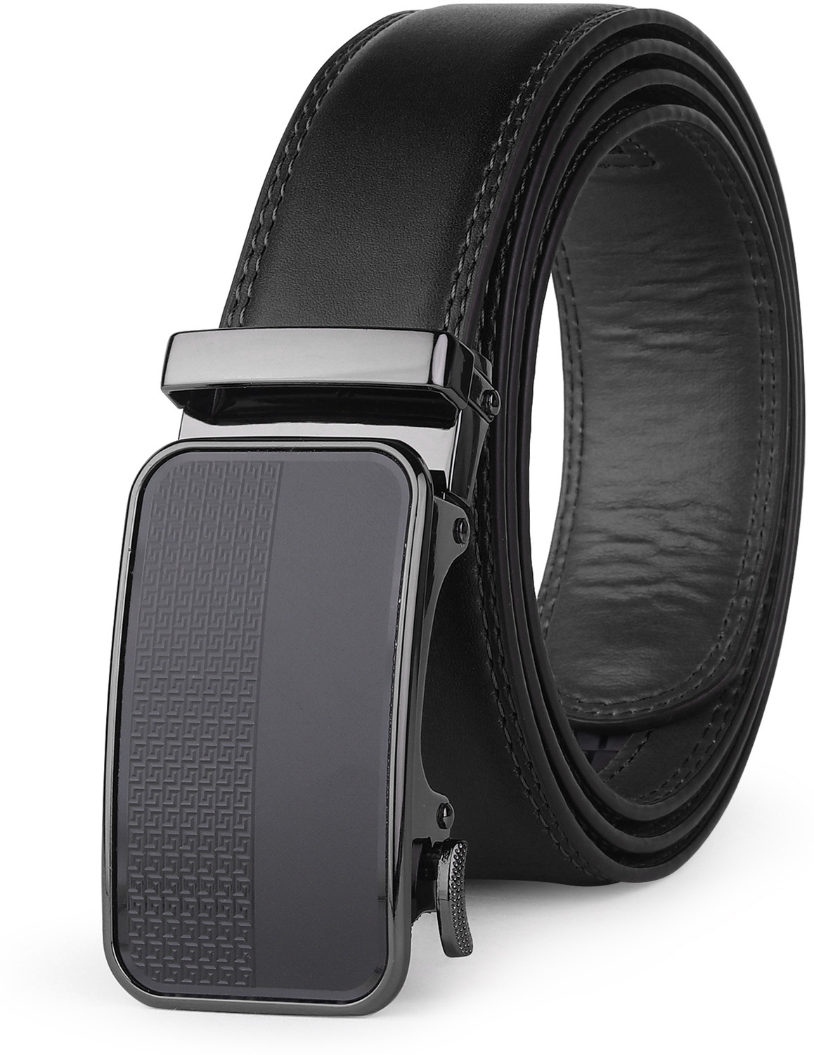 Image of KILLER Men Formal, Casual, Party, Evening Black Artificial Leather, Texas Leatherite Belt