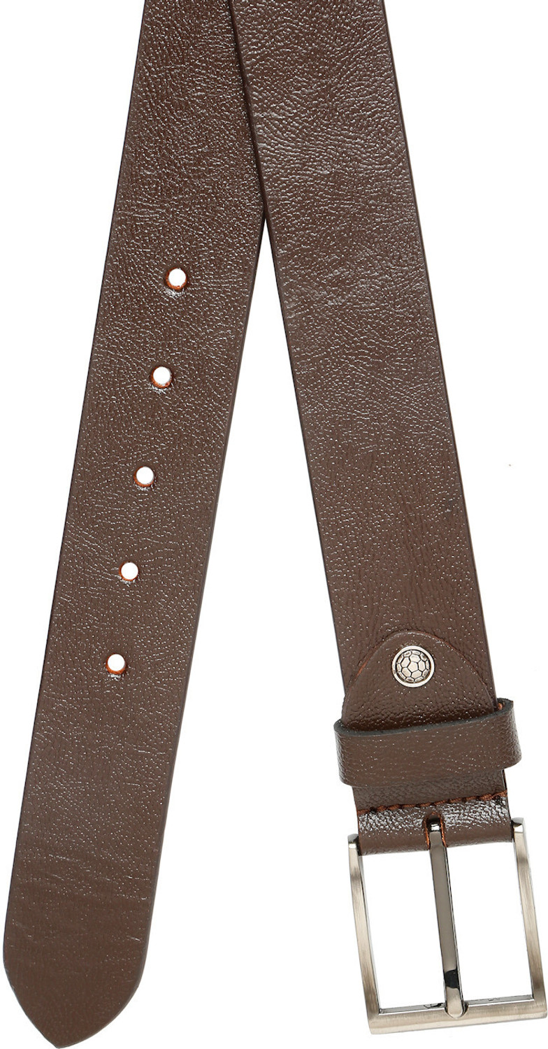 Image of Teakwood Leathers Men Casual Brown Genuine Leather Belt