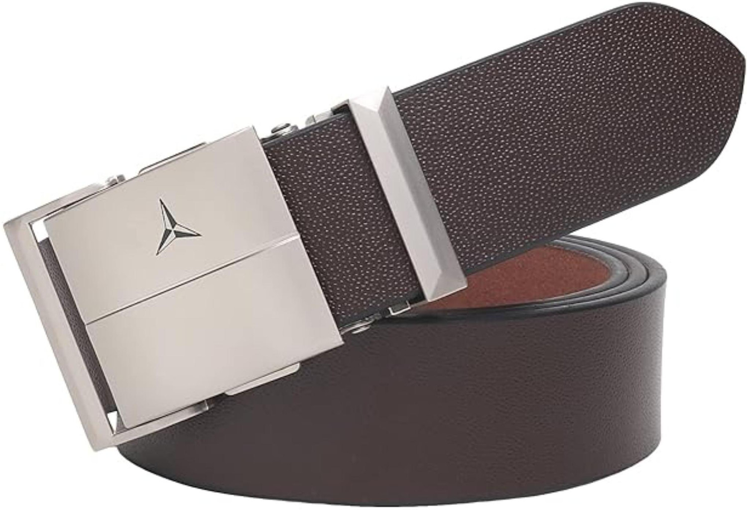 Image of USL Men Brown Genuine Leather Belt