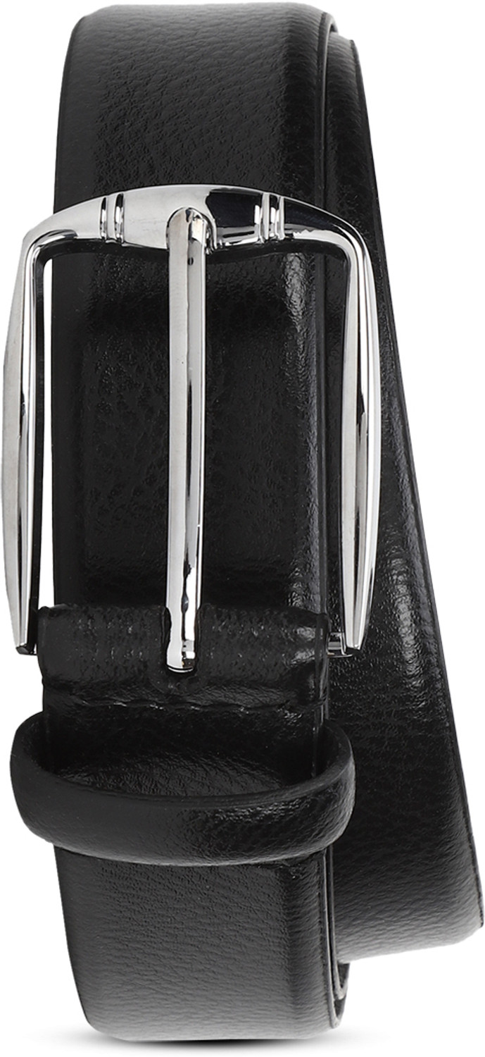 Image of Allen Solly Men Black Genuine Leather Belt
