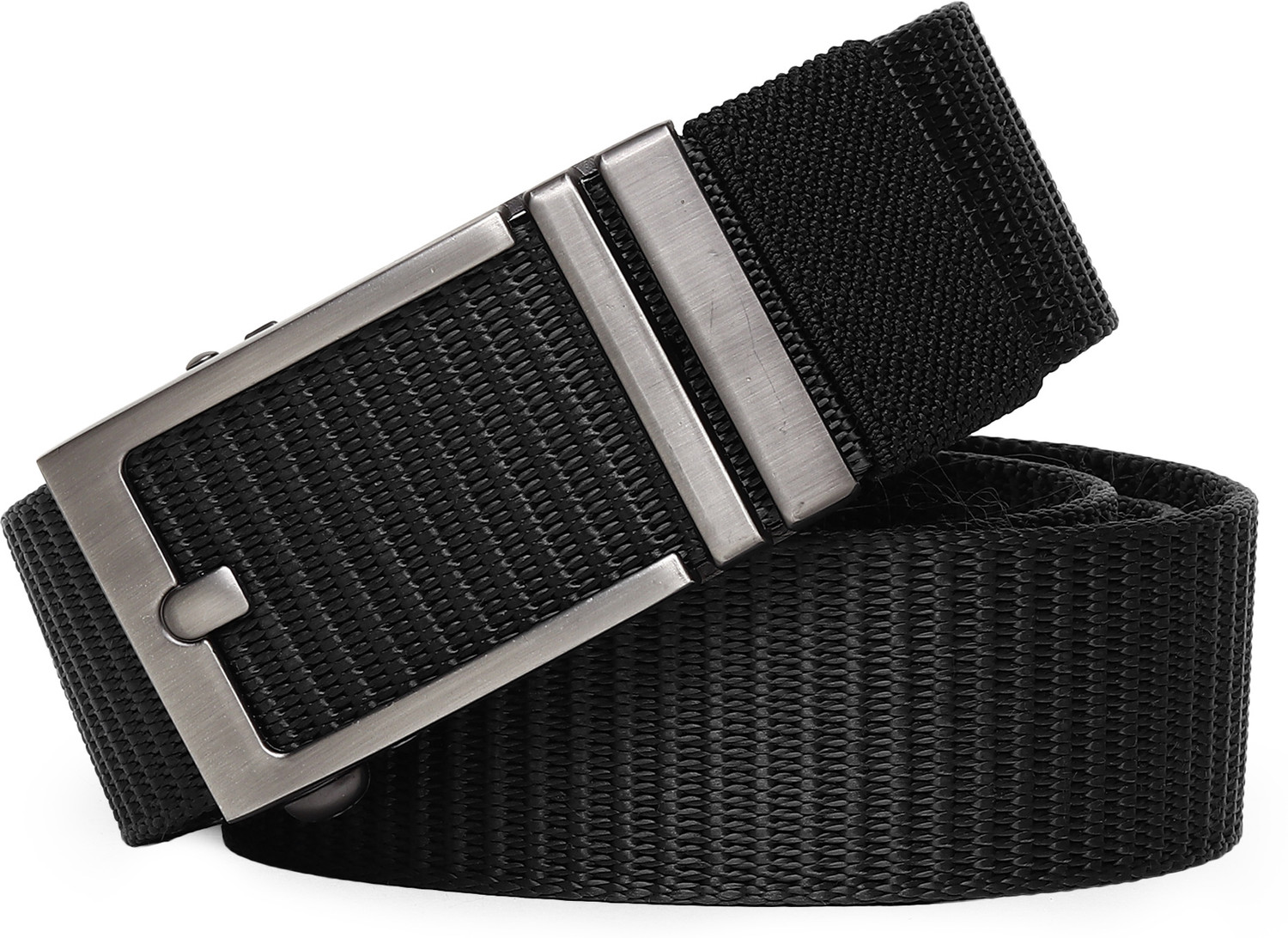 Image of Zoro United Men Casual, Formal, Evening, Party Black Nylon Belt