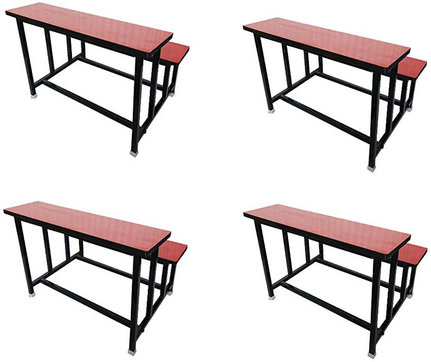 GOYALSON School Duel Desk Small Students Kids for Two Students BENCH (4 PC.) Metal 2 Seater