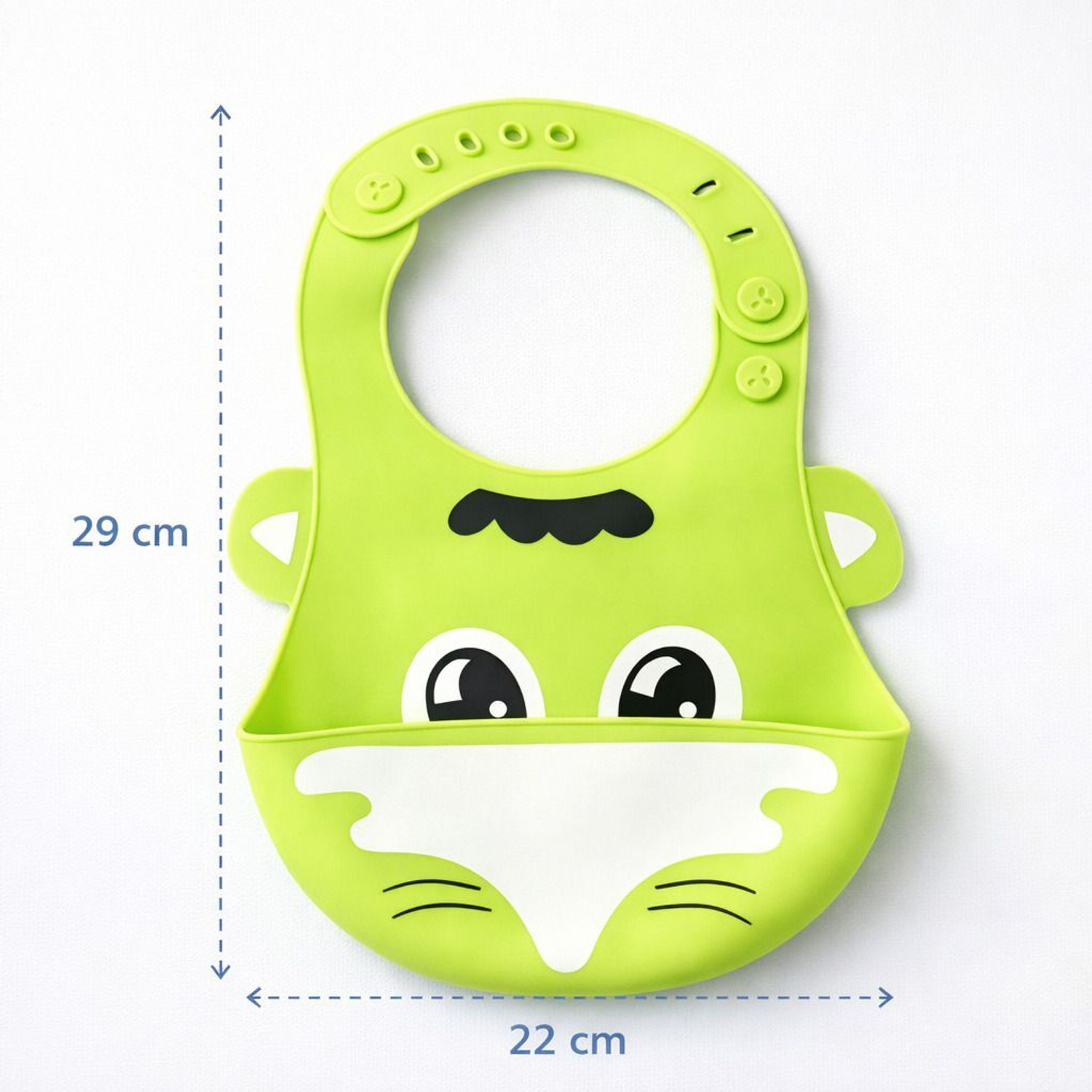 Image of AEREX Silicone Baby Feeding Bib with Food Catcher For Weaning Babies & Toddlers