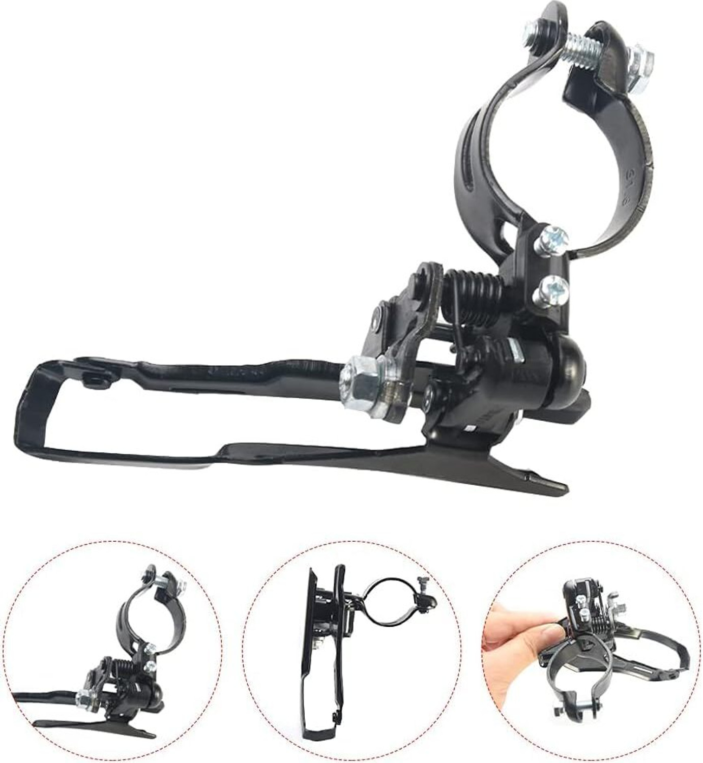 Image of NSV Bicycle Front Derailleur FD Pull UP For Gear Speed Up Front Gear Adjust Clamp Bicycle Brake Disk