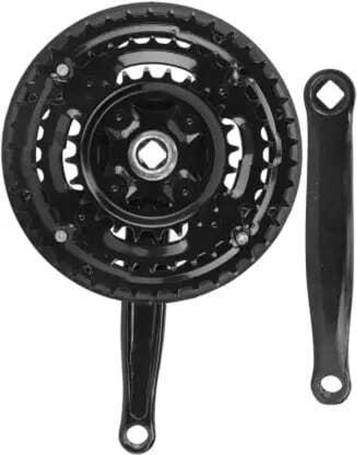 Image of ghg Bicycle Chainwheel Crank Set 3 Speed For Racing Bike Wheel Racing Bike Wheel