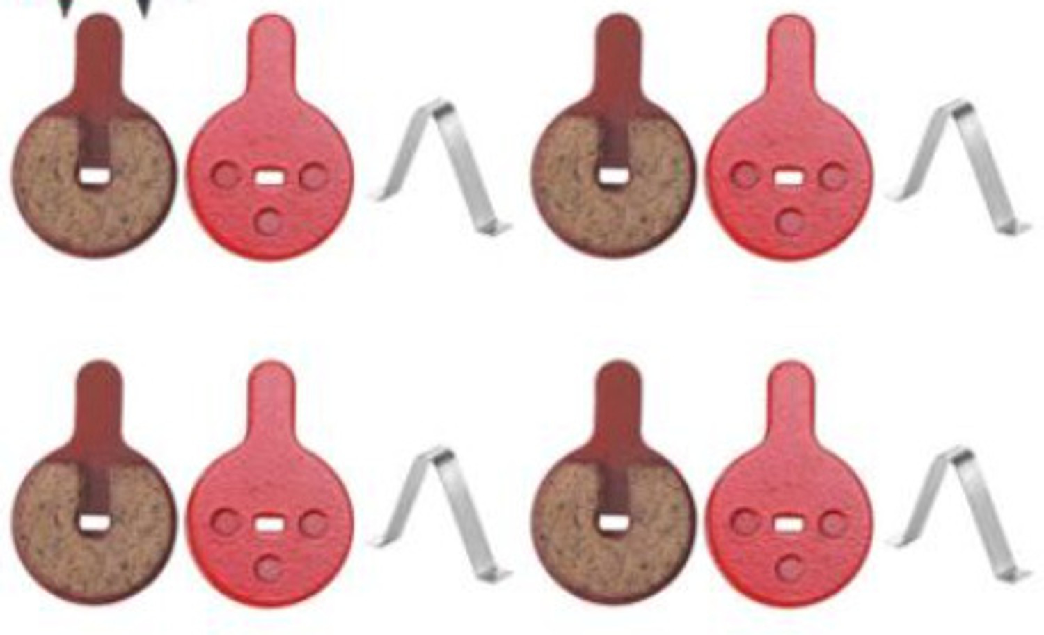 Image of Onbicle Premium quality 4pair Semi Metalic 4mm Disc Breaking Pad For Bicycle Bicycle Brake Disk