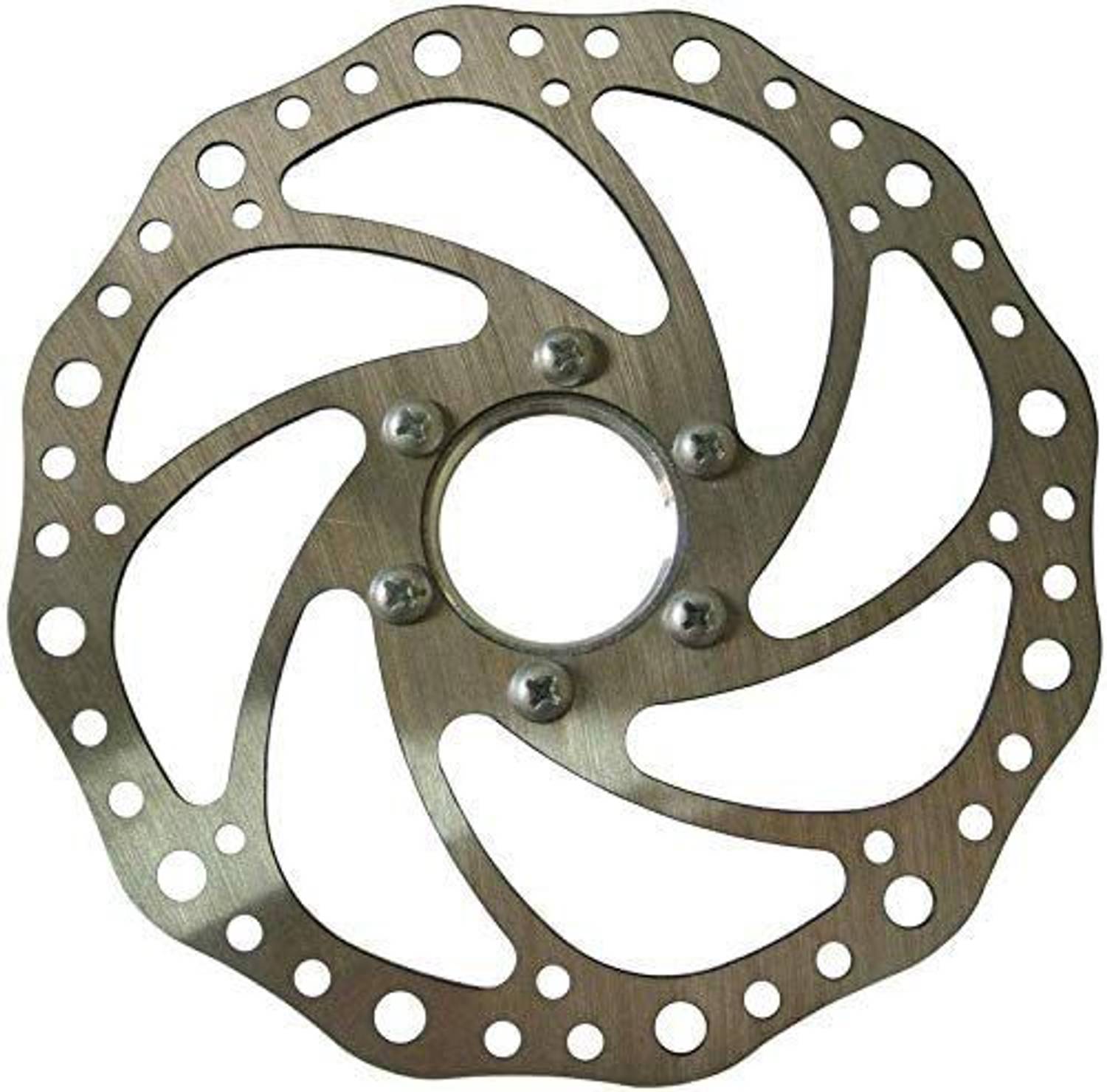AmazingGadgets Mountain Bicycle Mechanical Disc Brake Front/Rear Calipers 160mm 6 Bolts Rotors Bicycle Brake Disk